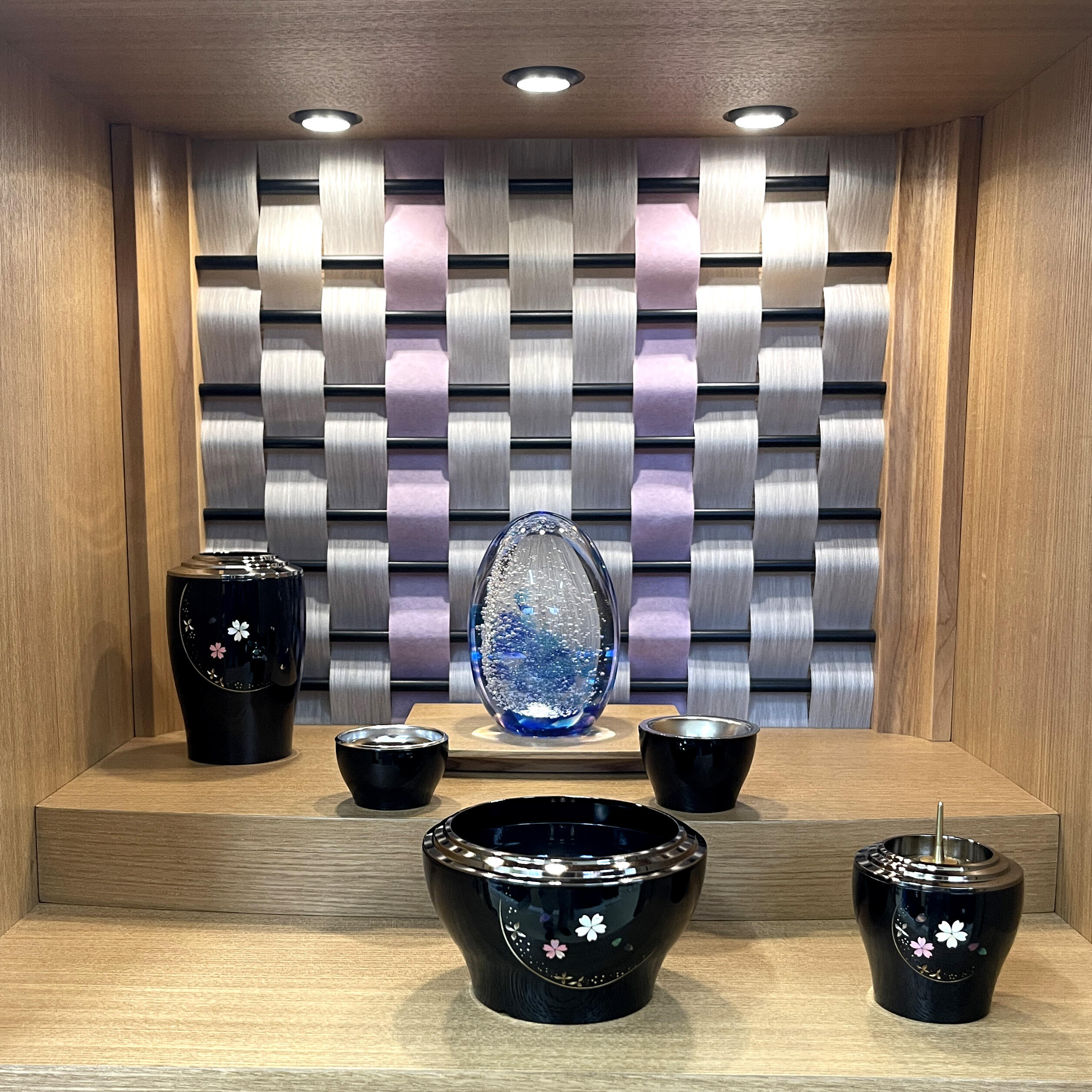 ガラス位牌　海音（L）
